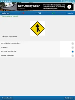 North Dakota Driving Test android App screenshot 0